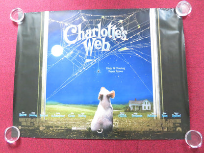 CHARLOTTE'S WEB UK QUAD (30"x 40") ROLLED POSTER DAKOTA FANNING J. ROBERTS 2006 Rendezvous Cinema Movie posters