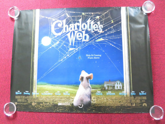 CHARLOTTE'S WEB UK QUAD (30"x 40") ROLLED POSTER DAKOTA FANNING J. ROBERTS 2006 Rendezvous Cinema Movie posters