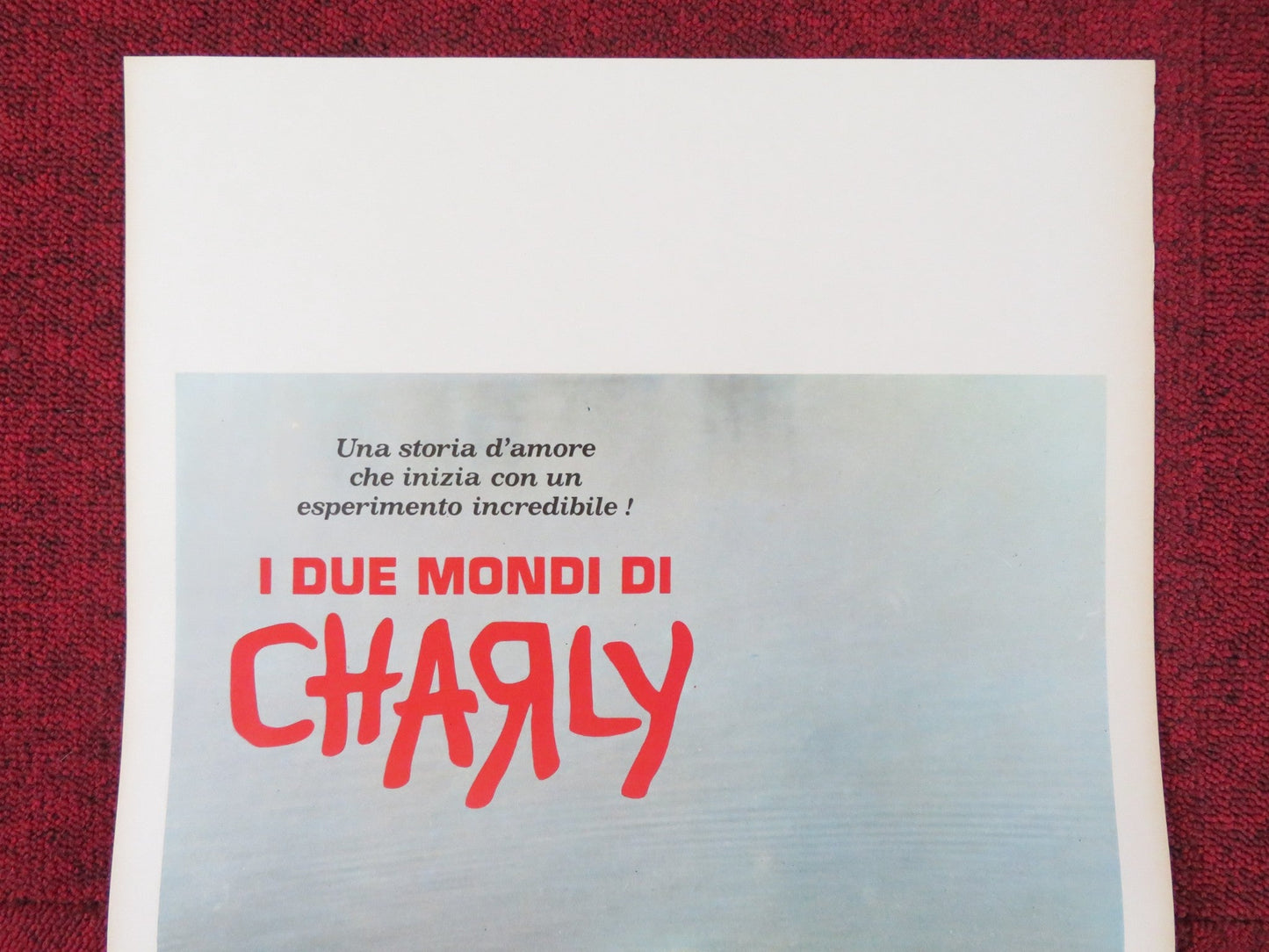 CHARLY ITALIAN LOCANDINA POSTER CLIFF ROBERTSON CLAIRE BLOOM 1969 Rendezvous Cinema Movie posters