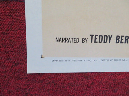 CHASE ME & CHARLIE FOLDED US ONE SHEET POSTER CHARLIE CHAPLIN 1959 Movie posters