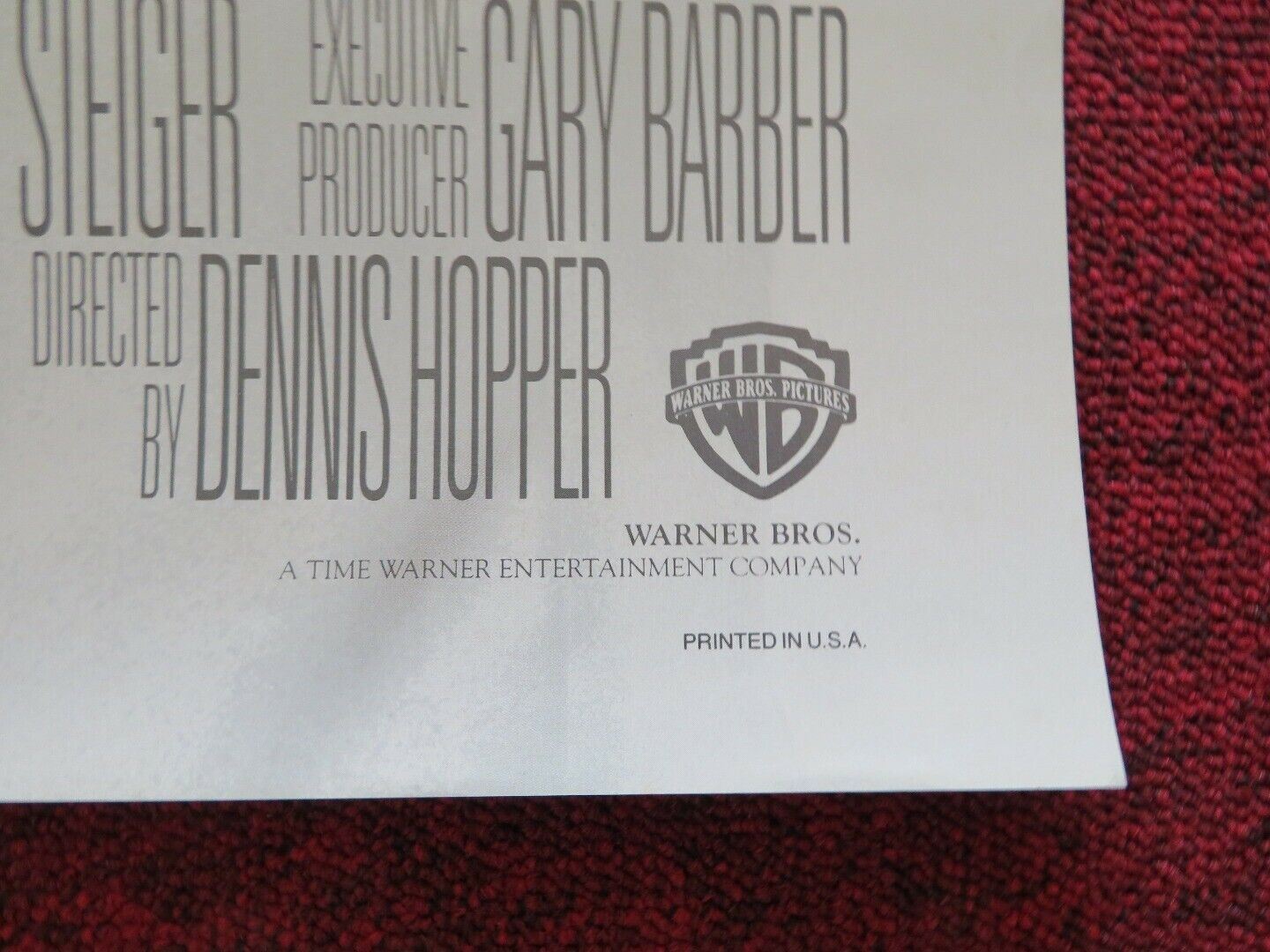 CHASERS FOLDED US ONE SHEET POSTER DENNIS HOPPER TOM BERENGER 1994 - Rendezvous Cinema