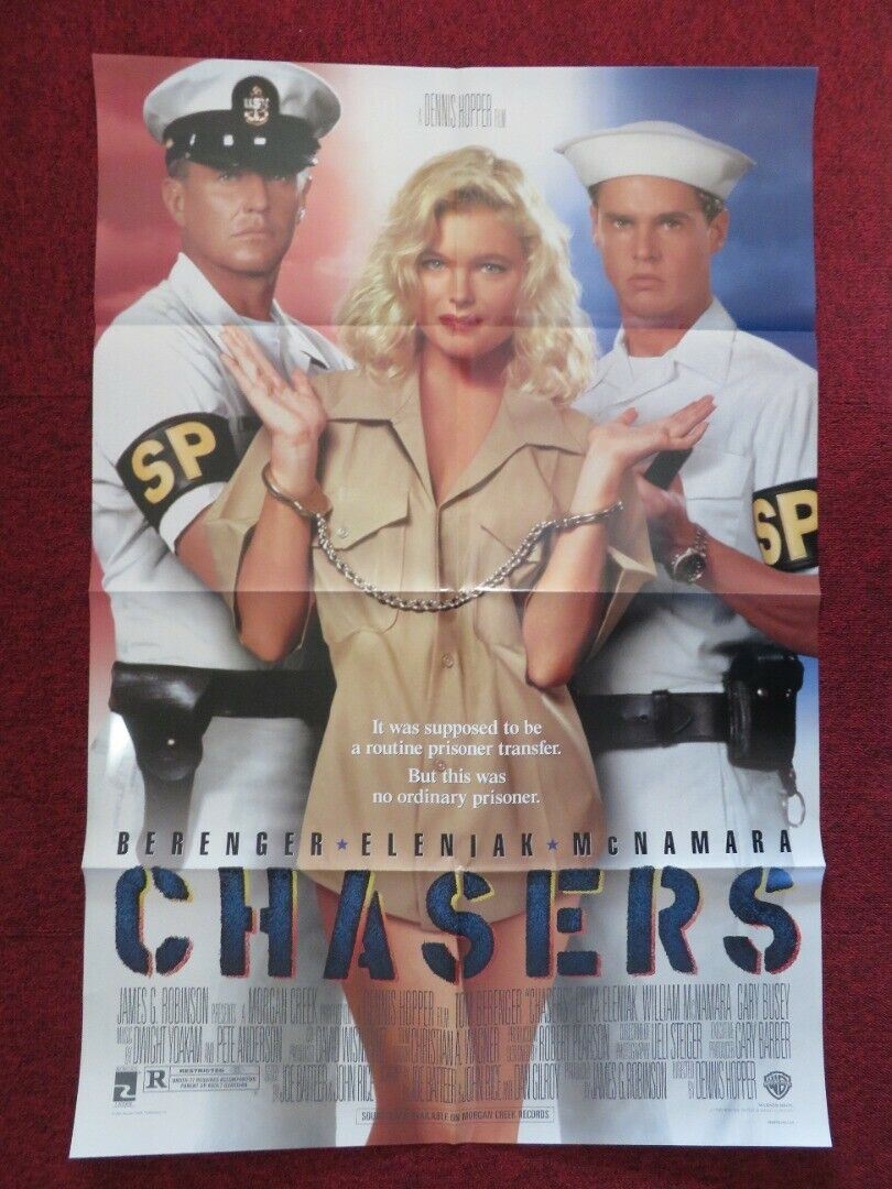 CHASERS FOLDED US ONE SHEET POSTER DENNIS HOPPER TOM BERENGER 1994 - Rendezvous Cinema