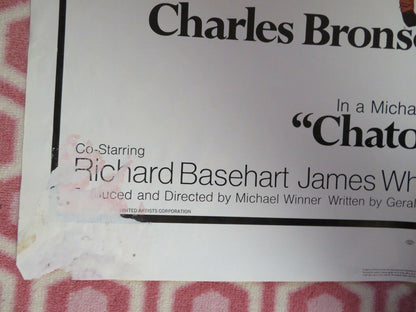 CHATO'S LAND FOLDED US ONE SHEET POSTER CHARLES BRONSON JACK PALANCE 1972 Movie posters