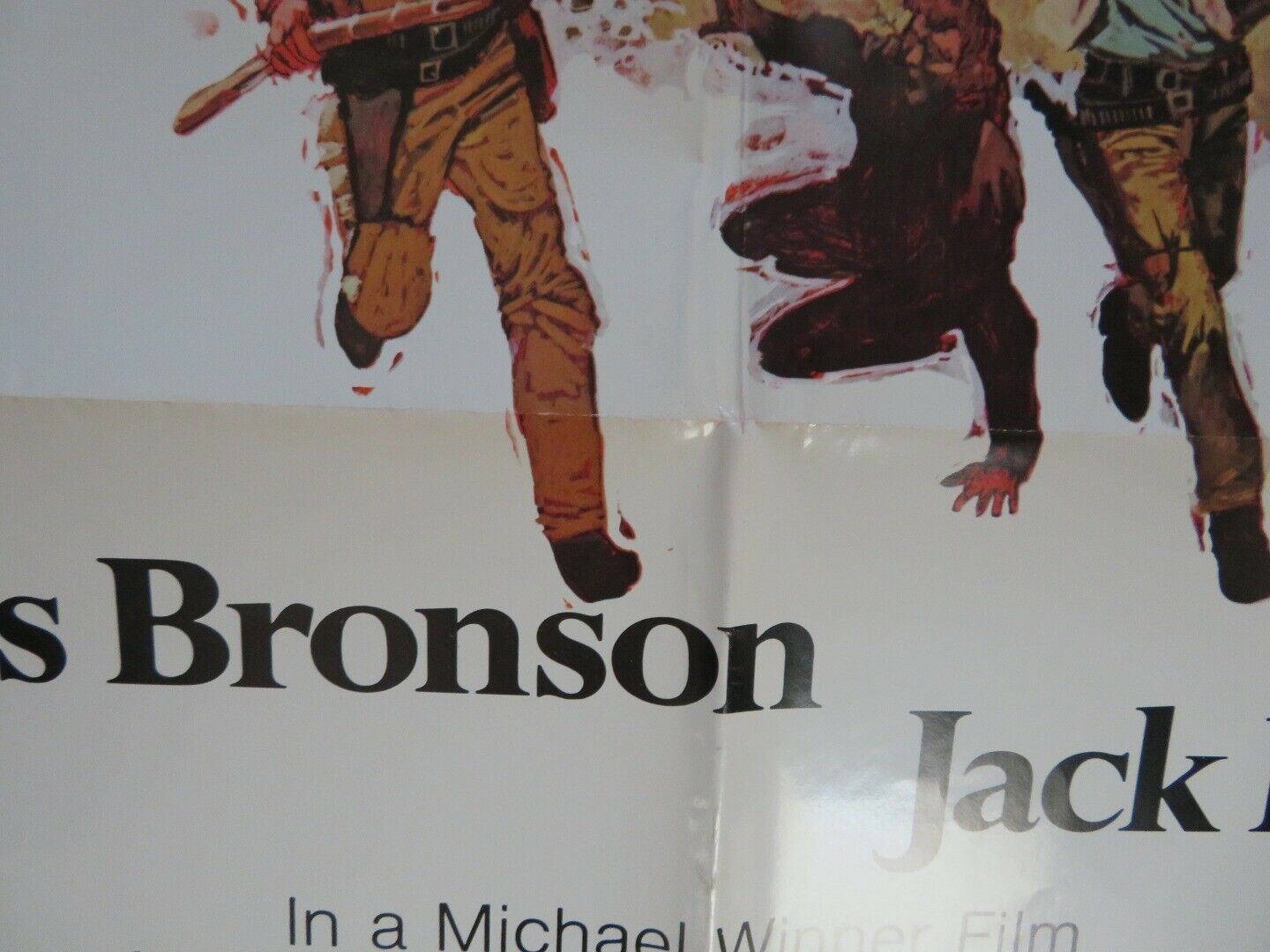 CHATO'S LAND FOLDED US ONE SHEET POSTER CHARLES BRONSON JACK PALANCE 1972 Movie posters