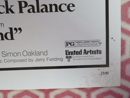 CHATO'S LAND FOLDED US ONE SHEET POSTER CHARLES BRONSON JACK PALANCE 1972 Movie posters