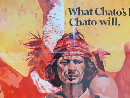 CHATO'S LAND FOLDED US ONE SHEET POSTER CHARLES BRONSON JACK PALANCE 1972 Movie posters