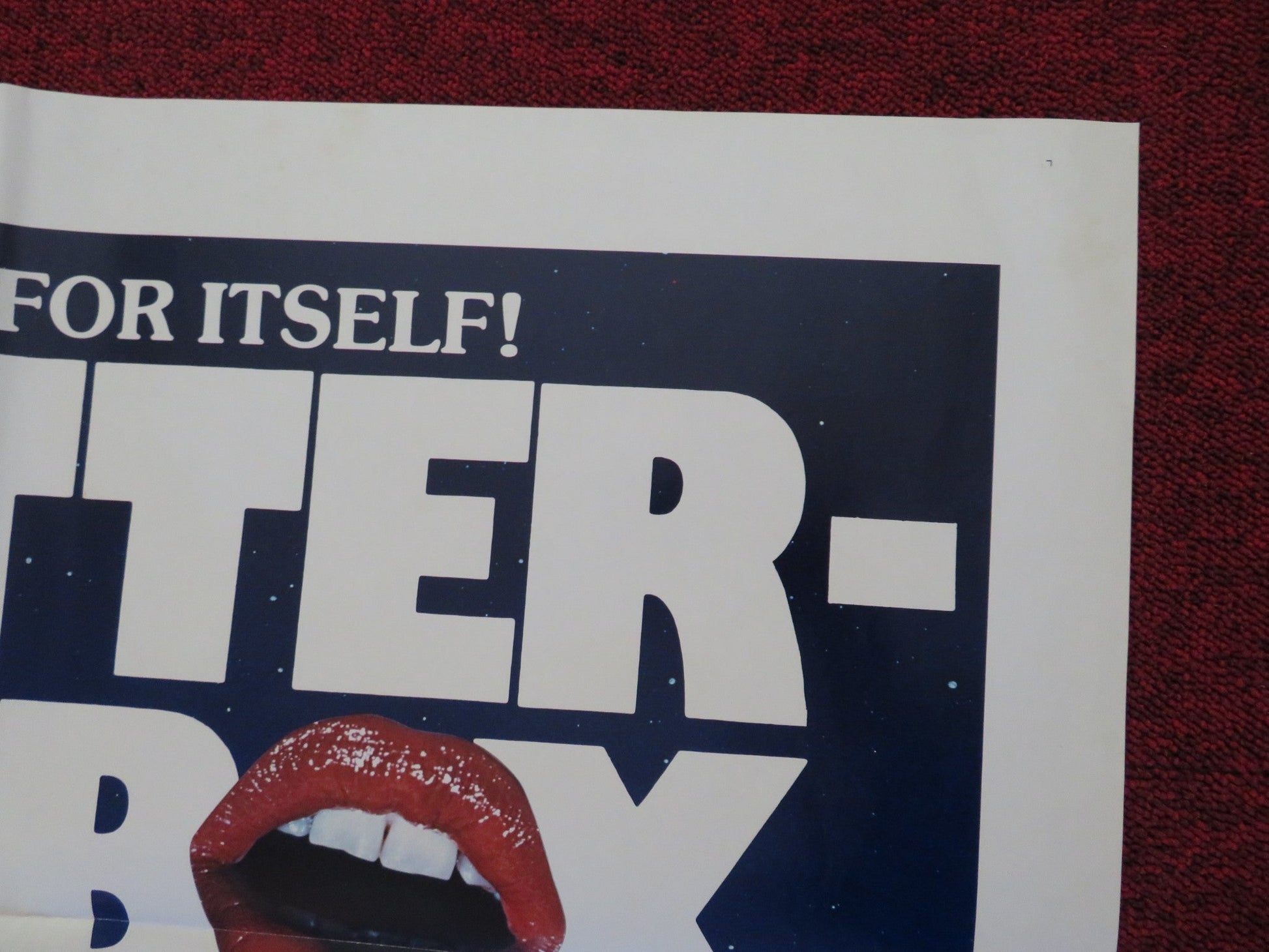 CHATTERBOX! FOLDED US ONE SHEET POSTER CANDICE RIALSON LARRY GELMAN 1977 Rendezvous Cinema Movie posters