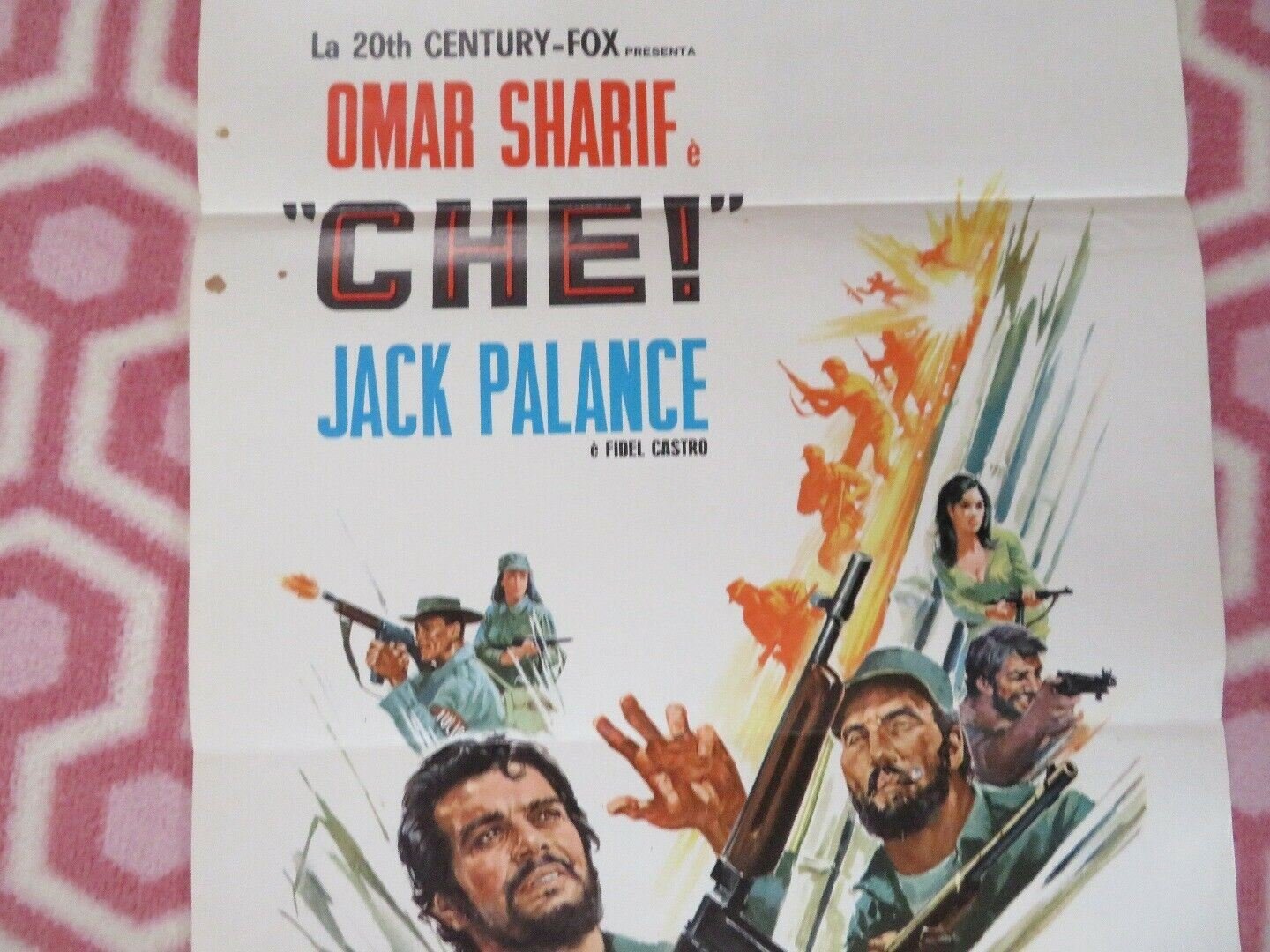 CHE! / CHE GUEVARA LOCANDINA (27" x 13") POSTER OMAR SHARIFJACK PALANCE 1969 Movie posters