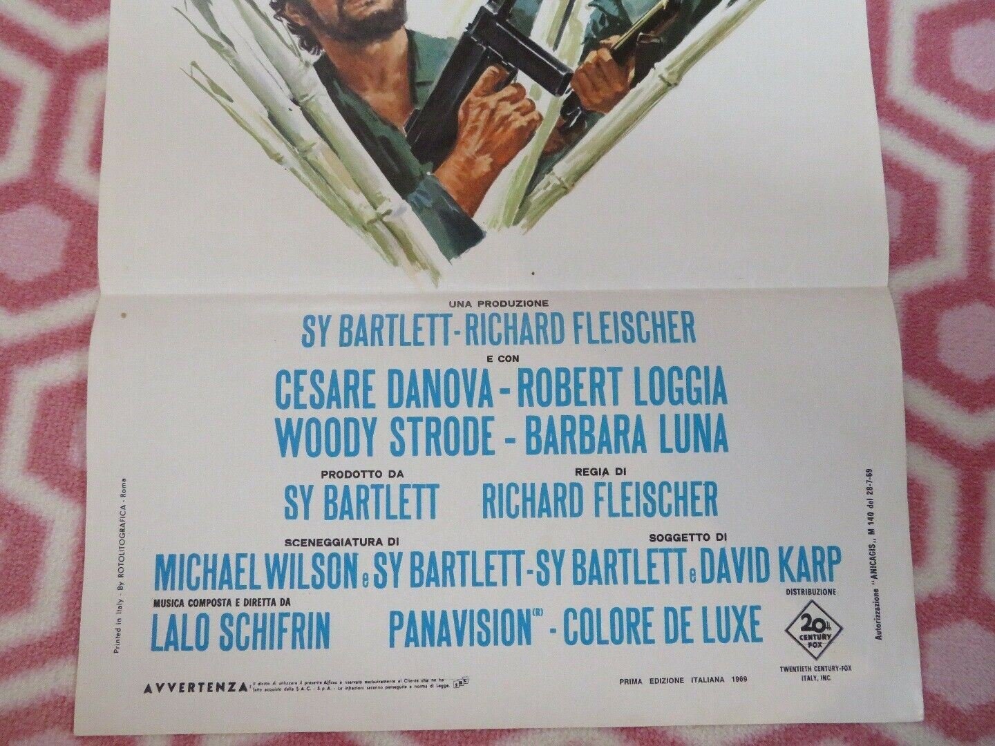 CHE! / CHE GUEVARA LOCANDINA (27" x 13") POSTER OMAR SHARIFJACK PALANCE 1969 Movie posters