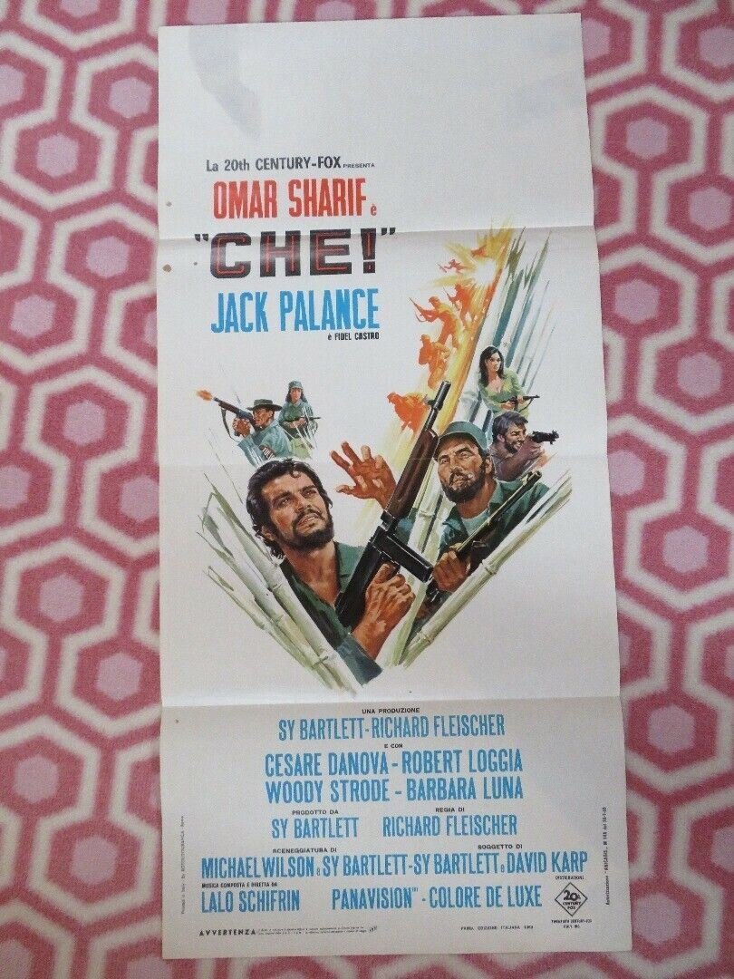 CHE! / CHE GUEVARA LOCANDINA (27" x 13") POSTER OMAR SHARIFJACK PALANCE 1969 Movie posters