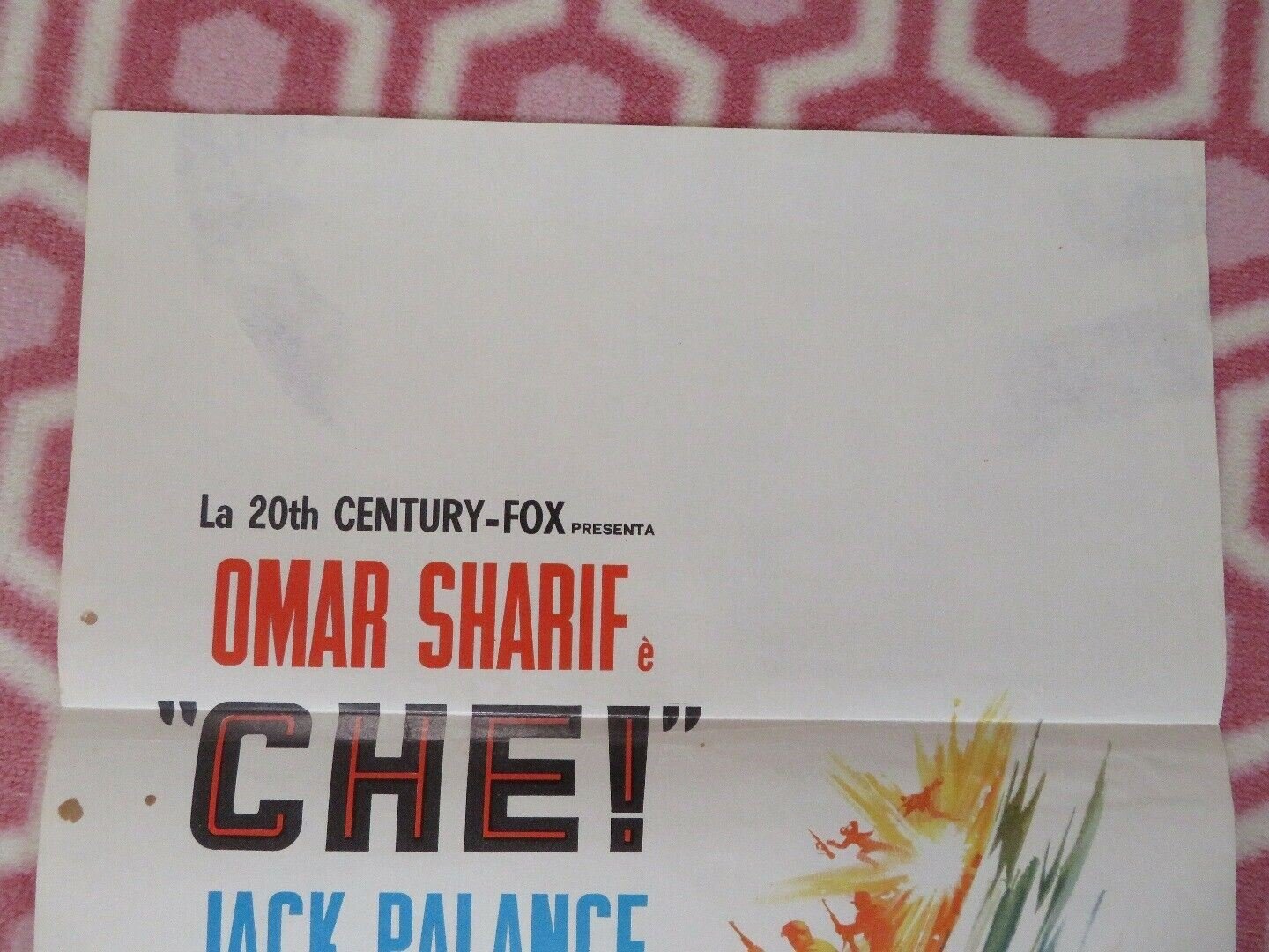 CHE! / CHE GUEVARA LOCANDINA (27" x 13") POSTER OMAR SHARIFJACK PALANCE 1969 Movie posters