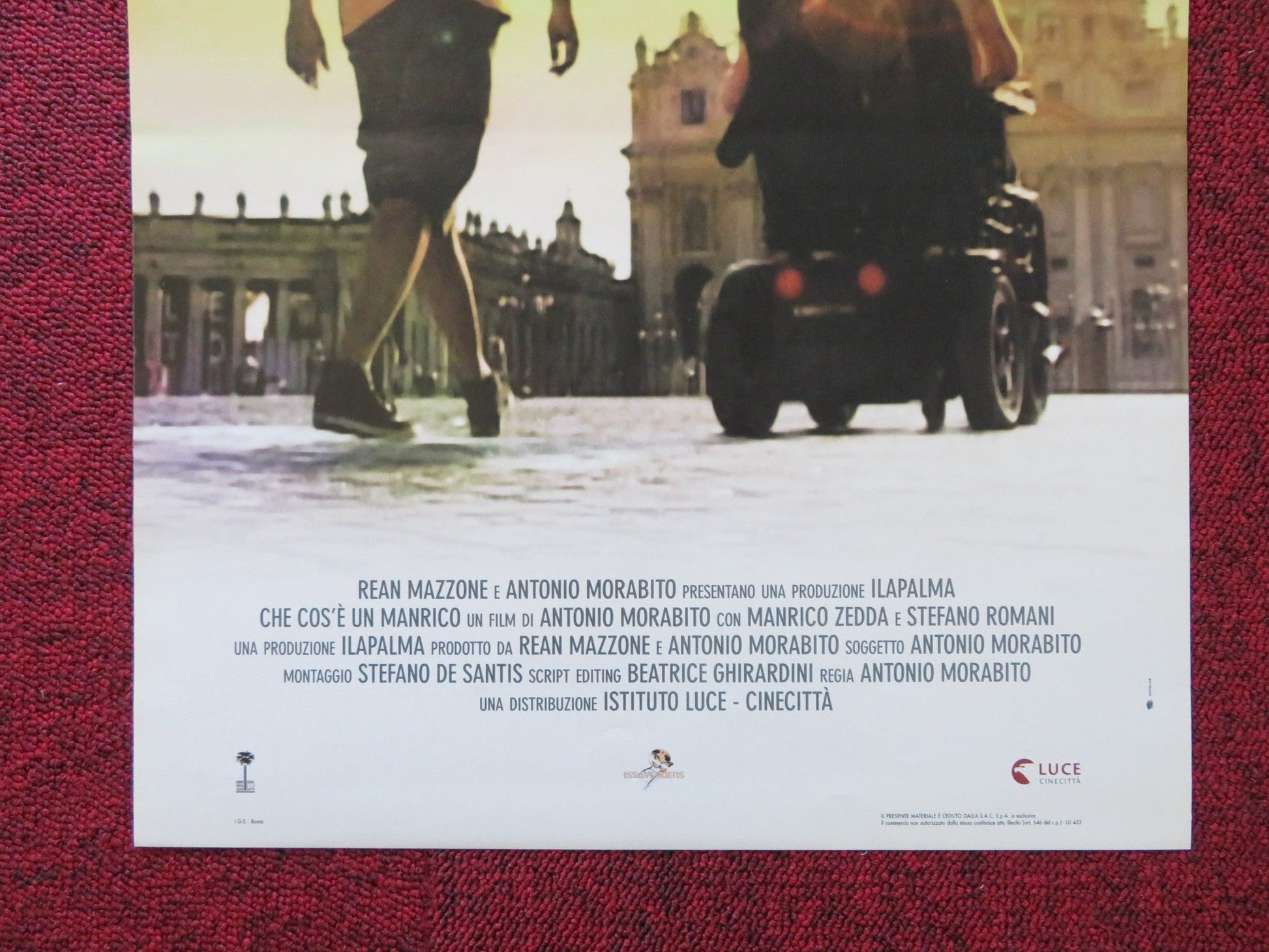 CHE COS' E UN MANRICO ITALIAN LOCANDINA POSTER MANRICO ZEDDA STEFANO ROMANI '16 Rendezvous Cinema Movie posters