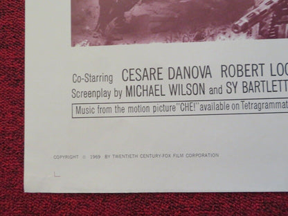 CHE ! FOLDED US ONE SHEET POSTER RORY CALHOUN OMAR SHARIF JACK PALANCE 1969 Movie posters