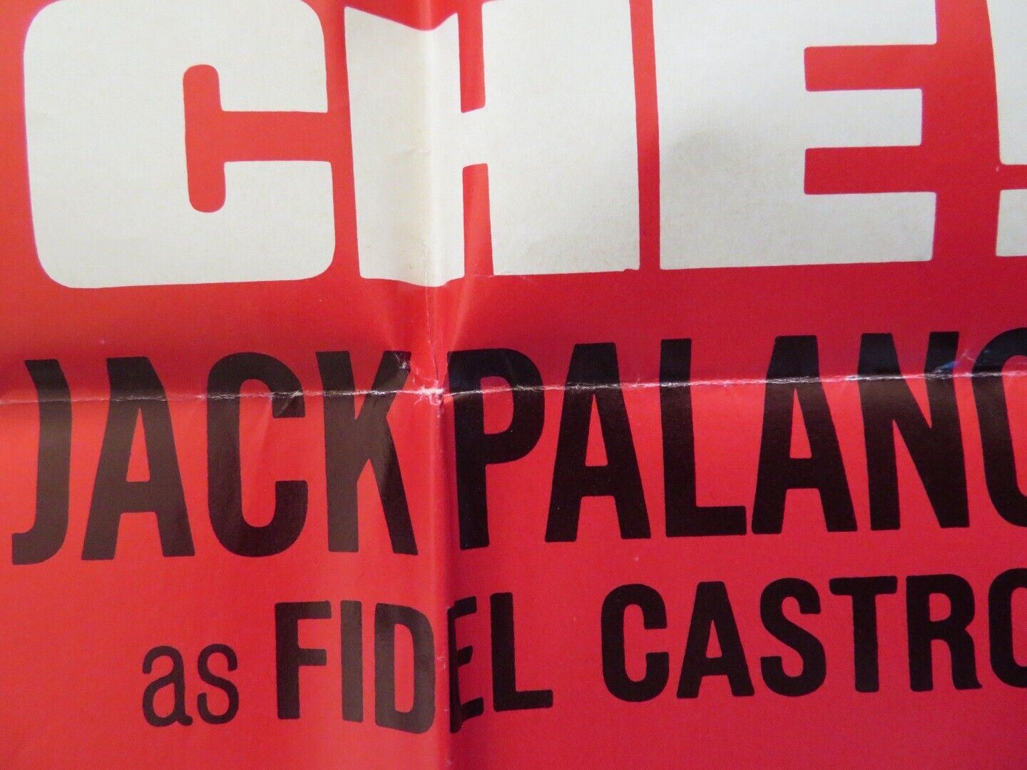 CHE ! FOLDED US ONE SHEET POSTER RORY CALHOUN OMAR SHARIF JACK PALANCE 1969 Movie posters