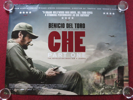 CHE: PART ONE UK QUAD (30"x 40") ROLLED POSTER BENICIO DEL TORO OSCAR ISAAC 2008 Rendezvous Cinema Movie posters