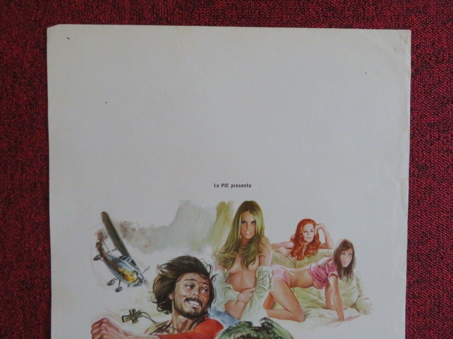 CHE STANGATA RAGAZZI ITALIAN LOCANDINA (28"x13") POSTER BOB GOLDAN 1975 Movie posters
