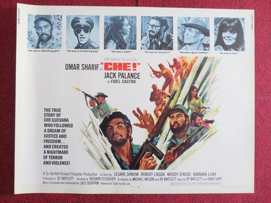 CHE US HALF SHEET (22"x 28") POSTER OMAR SHARIF JACK PALANCE 1969 Movie posters