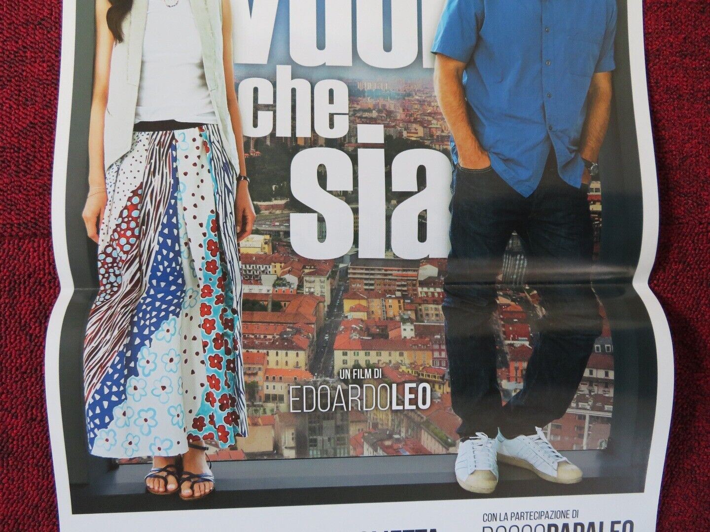 CHE VUOI CHE SIA ITALIAN LOCANDINA (27.5"x13") POSTER ANNA FOGLIETTA 2016 Movie posters