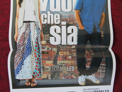 CHE VUOI CHE SIA ITALIAN LOCANDINA (27.5"x13") POSTER ANNA FOGLIETTA 2016 Movie posters