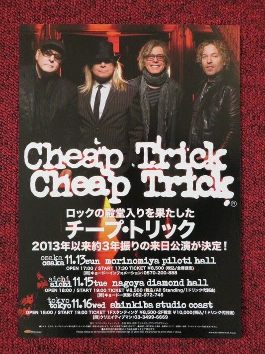 CHEAP TRICK - JAPAN TOUR / RICHIE SAMBORA JAPANESE MUSIC TOUR GIG POSTER 2013 Movie posters