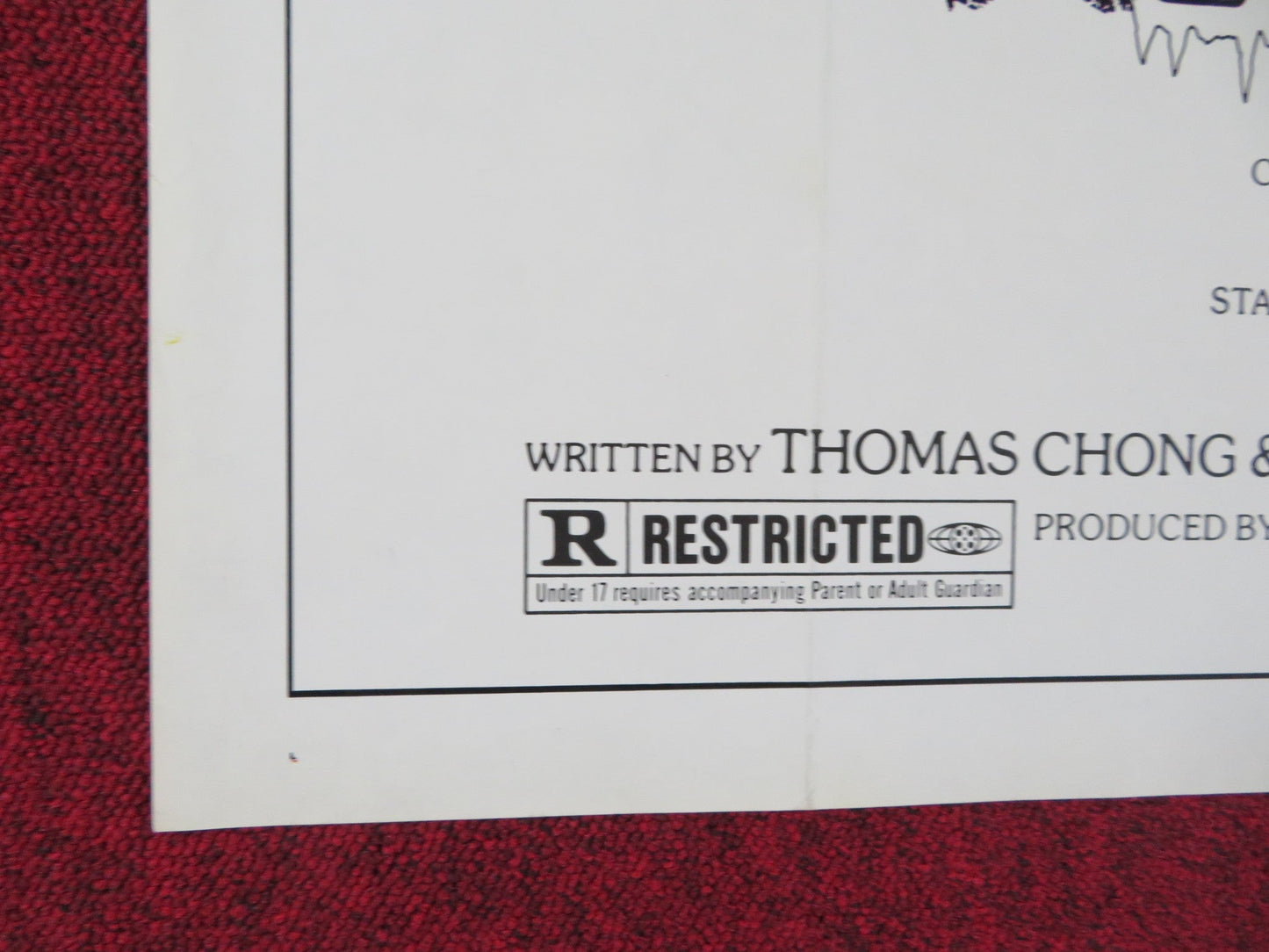 CHEECH AND CHONG'S NICE DREAMS FOLDED US ONE SHEET POSTER TOMMY CHONG 1981 Rendezvous Cinema Movie posters