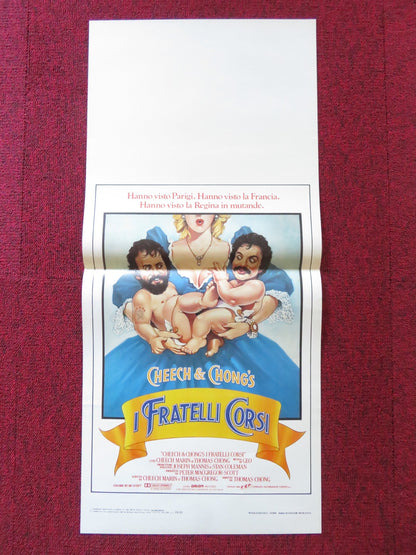 CHEECH & CHONG'S I FRATELLI CORSI ITALIAN LOCANDINA POSTER C. MARIN 1981 Rendezvous Cinema Movie posters