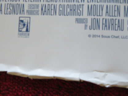 CHEF UK QUAD (30"x 40") ROLLED POSTER JON FAVREAU JOHN LEGUIZAMO 2014 Rendezvous Cinema Movie posters