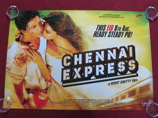 CHENNAI EXPRESS UK QUAD ROLLED POSTER DEEPIKA PADUKONE 2013 Rendezvous Cinema Movie posters