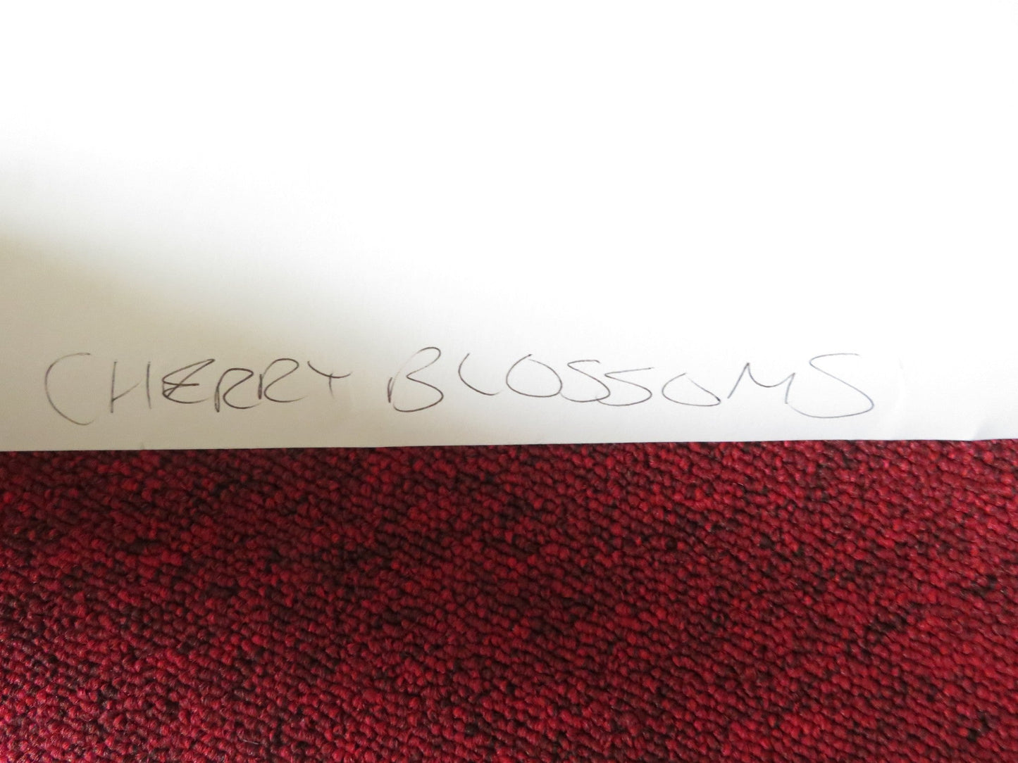 CHERRY BLOSSOMS UK QUAD (30"x 40") ROLLED POSTER ELMAR WEPPER H. ELSNER 2008 Rendezvous Cinema Movie posters