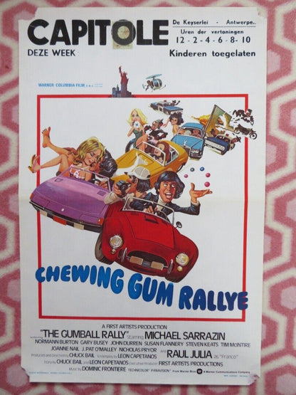 CHEWING GUM RALLYE /The Gumball Rally BELGIUM (21.5"x14") POSTER M LSARRAZI 1976 Movie posters