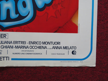 CHEWINGUM ITALIAN FOGLIO POSTER MAURO DI FRANCESCO ISABELLA FERRARI 1984 Rendezvous Cinema Movie posters