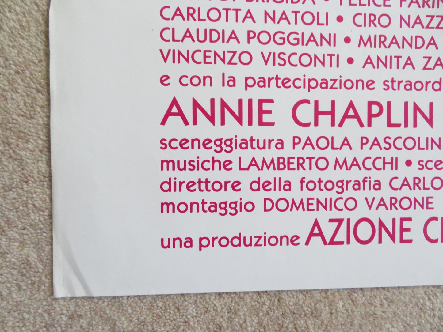 CHI C'E C'E ITALIAN 2 FOGLIO POSTER PIERO NATOLI LUISA MANERI 1987 Rendezvous Cinema Movie posters