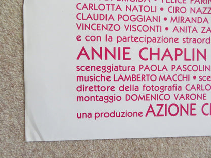 CHI C'E C'E ITALIAN 2 FOGLIO POSTER PIERO NATOLI LUISA MANERI 1987 Rendezvous Cinema Movie posters