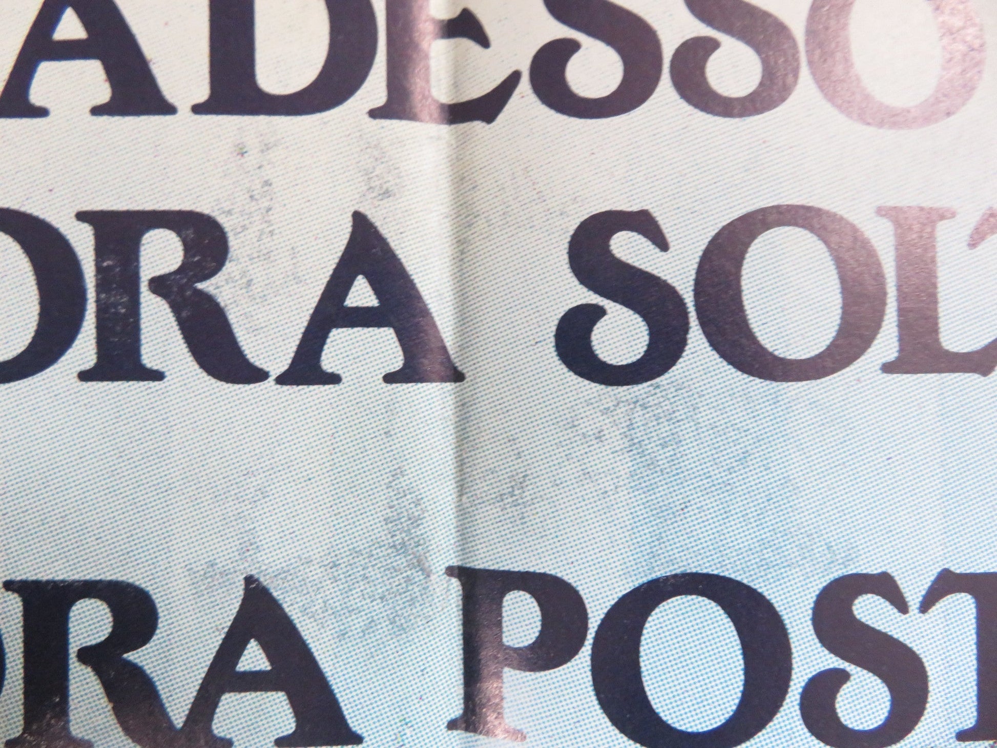 CHI C'E C'E ITALIAN 2 FOGLIO POSTER PIERO NATOLI LUISA MANERI 1987 Rendezvous Cinema Movie posters