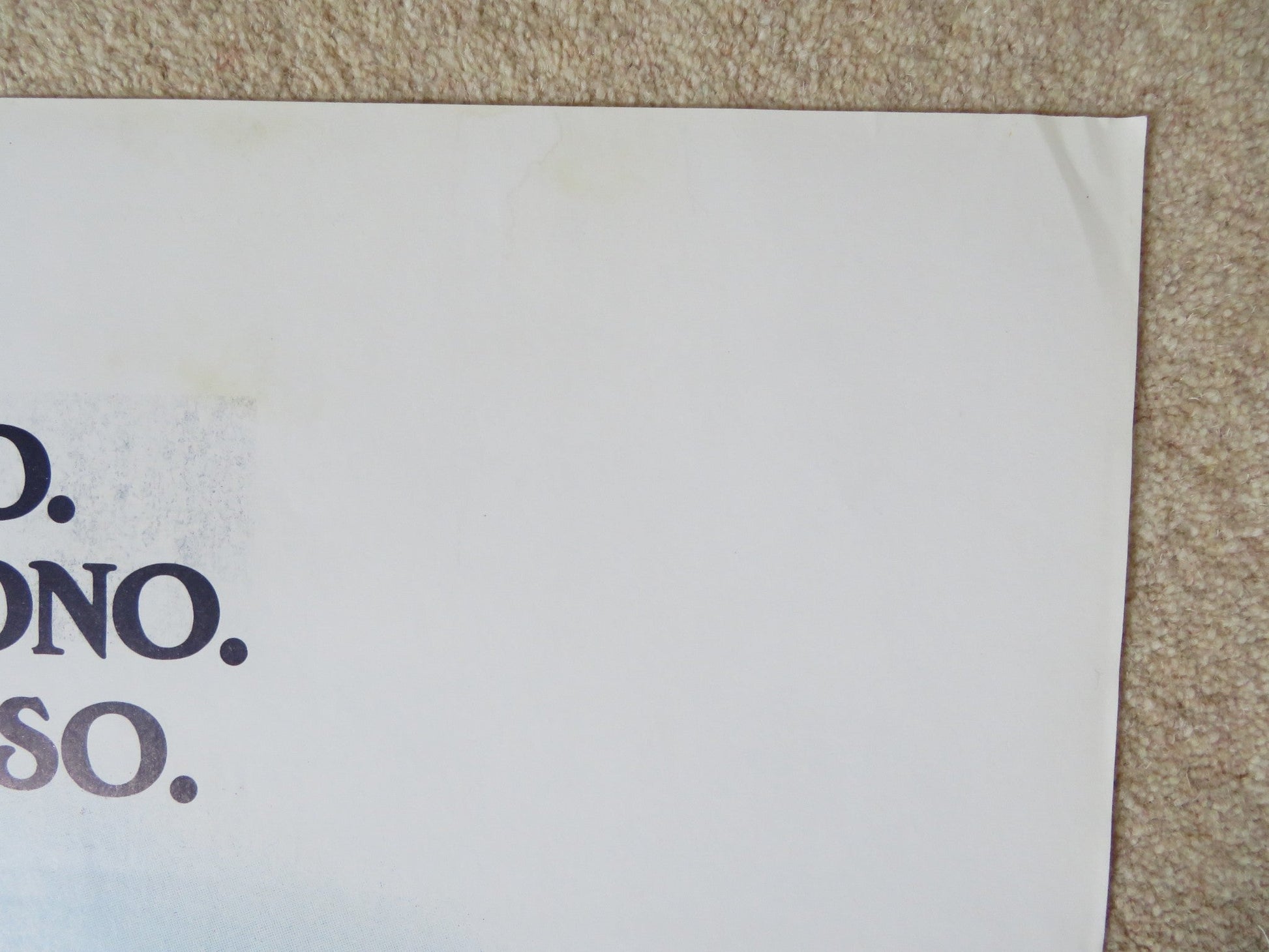 CHI C'E C'E ITALIAN 2 FOGLIO POSTER PIERO NATOLI LUISA MANERI 1987 Rendezvous Cinema Movie posters