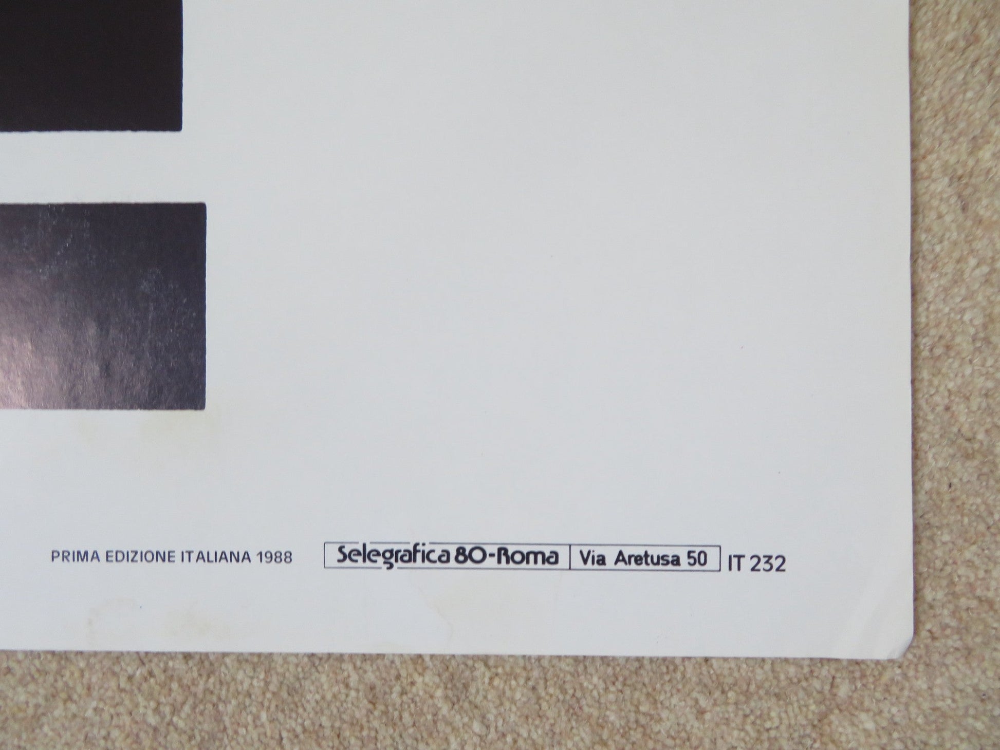 CHI C'E C'E ITALIAN 2 FOGLIO POSTER PIERO NATOLI LUISA MANERI 1987 Rendezvous Cinema Movie posters