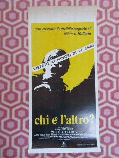 Chi è l'altro?/ The Other ITALIAN LOCANDINA (26.5" x 13") POSTER UTA HAGEN 1972 Movie posters