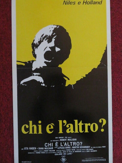 CHI E L'ALTRO? / The Other ITALIAN LOCANDINA (27"x13") POSTER 1972 Movie posters