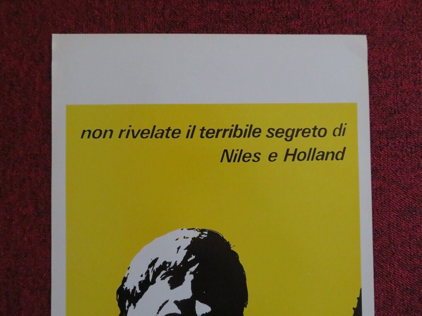 CHI E L'ALTRO? / The Other ITALIAN LOCANDINA (27"x13") POSTER 1972 Movie posters