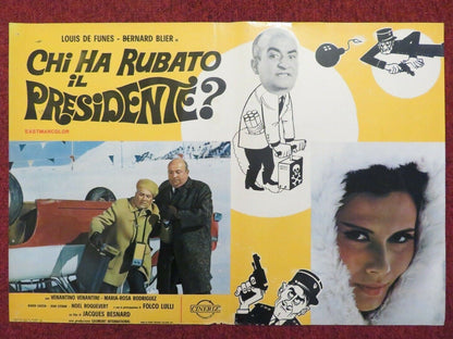 CHI HA RUBATO IL PRESIDENTE / THE RESTAURANT ITALIAN FOTOBUSTA POSTER 1966 Movie posters