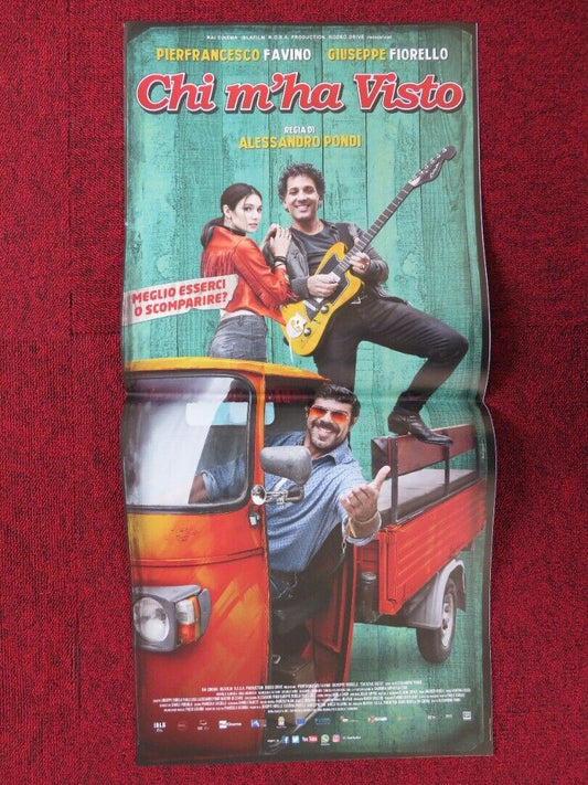 CHI M'HA VISTO ITALIAN LOCANDINA (26.5"x12.5") POSTER PIERFRANCESCO FAVINO 2017 Movie posters