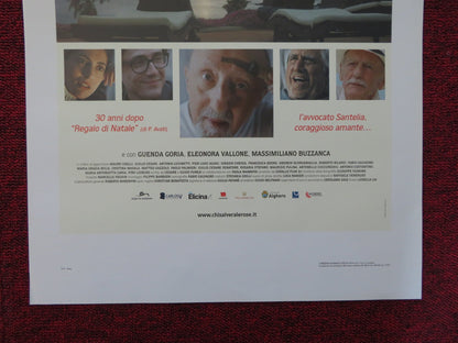 CHI SALVERA LE ROSE ITALIAN LOCANDINA POSTER CARLO DELLE PIANE C. MURINO 2017 Rendezvous Cinema Movie posters
