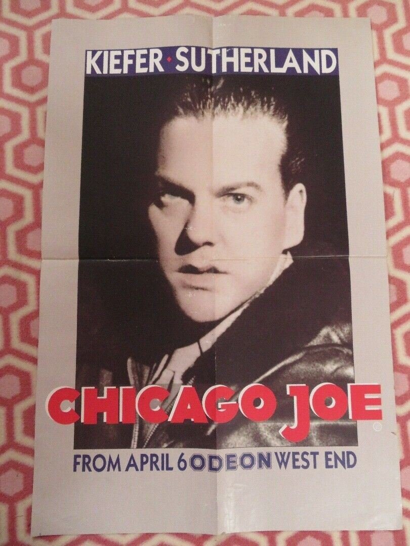 CHICAGO JOE UK DOUBLE CROWN POSTER KIEFER SUTHERLAND 1990 Rendezvous Cinema Movie posters
