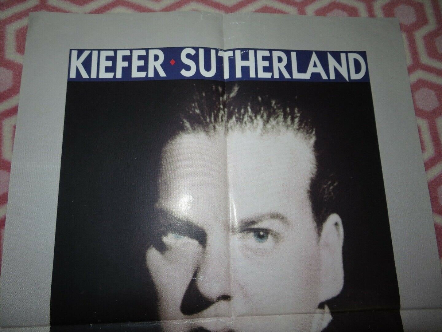 CHICAGO JOE UK DOUBLE CROWN POSTER KIEFER SUTHERLAND 1990 Rendezvous Cinema Movie posters