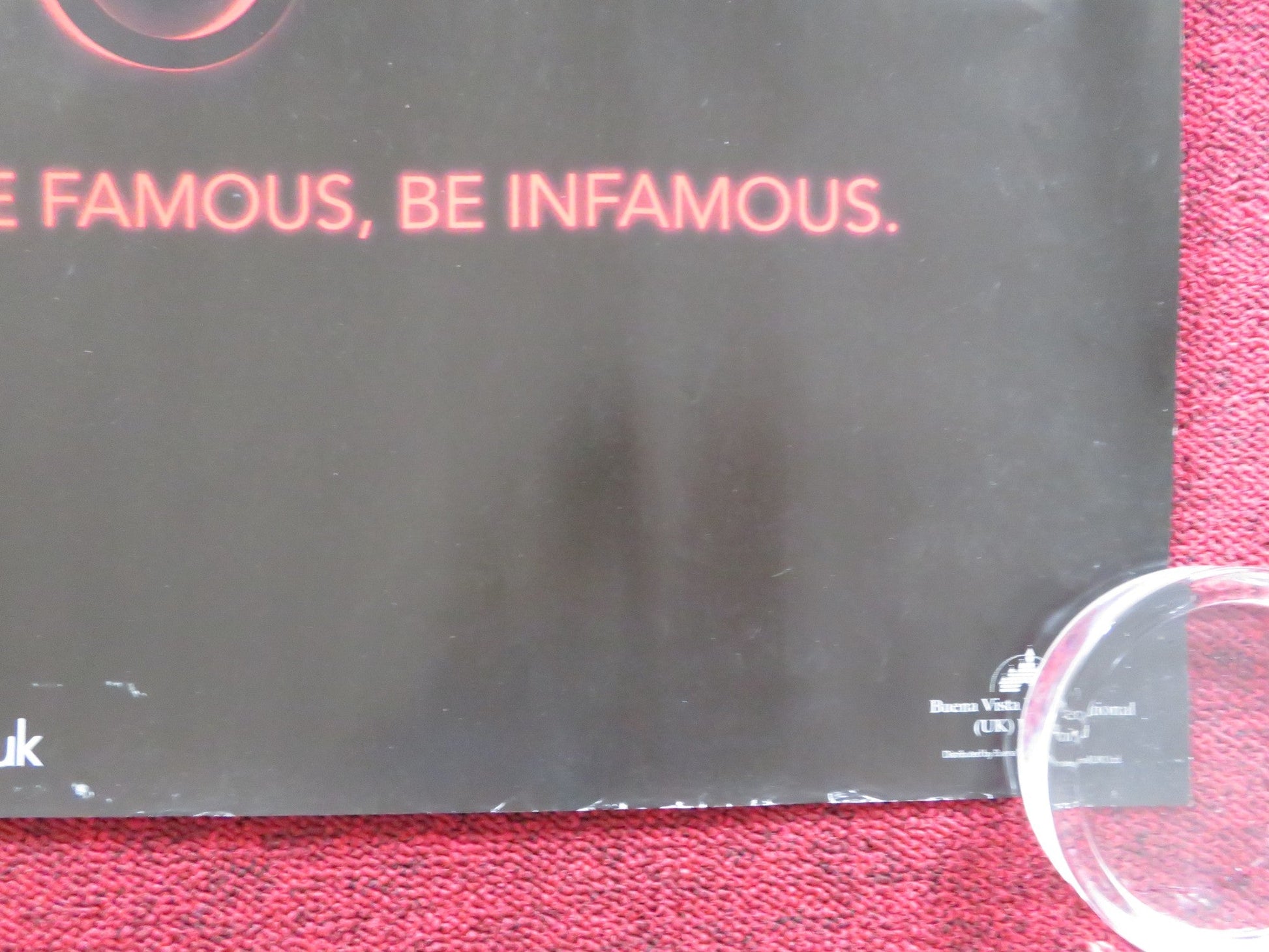 CHICAGO UK QUAD (30"x 40") ROLLED POSTER CATHERINE ZETA - JONES R. ZELLWEGER 2002 Rendezvous Cinema Movie posters