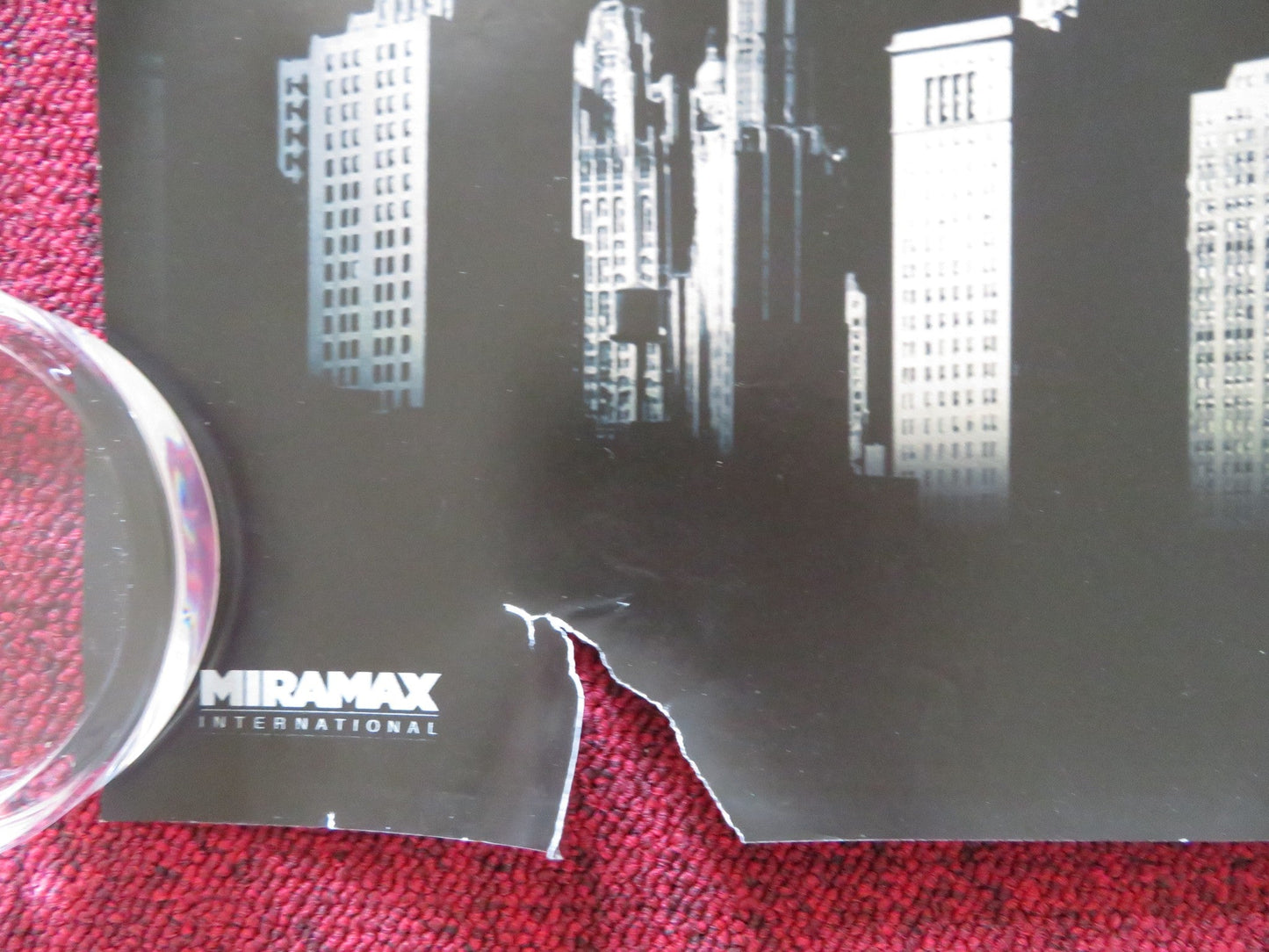 CHICAGO UK QUAD (30"x 40") ROLLED POSTER RICHARD GERE RENEE ZELLWEGER 2002 Rendezvous Cinema Movie posters