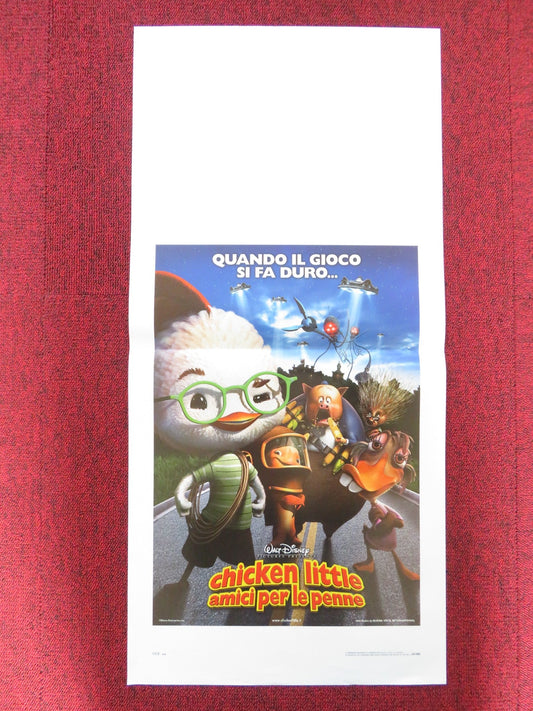 CHICKEN LITTLE ITALIAN LOCANDINA POSTER ZACH BRAFF GARRY MITCHELL 2005 Rendezvous Cinema Movie posters