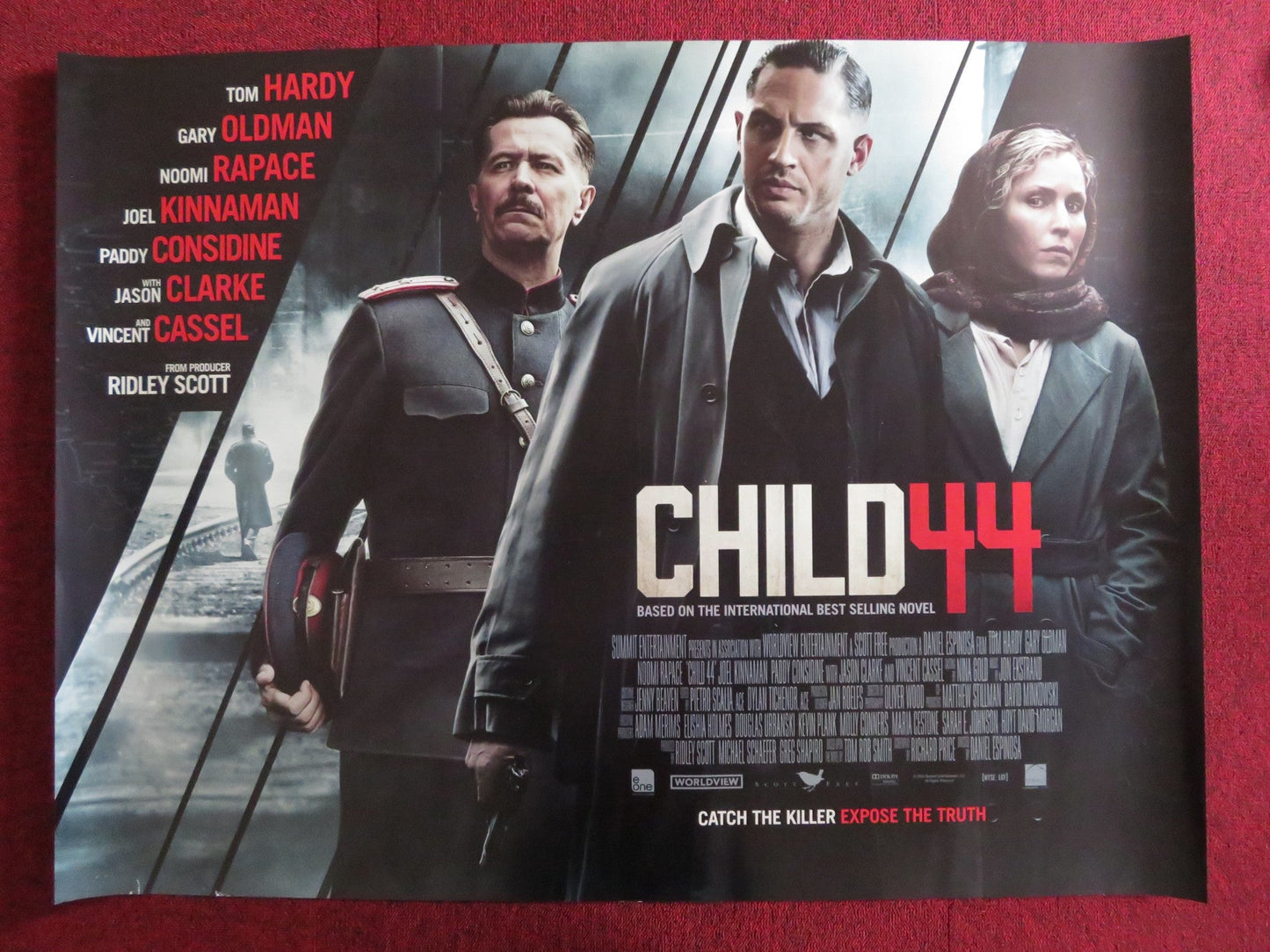 CHILD 44 UK QUAD (30"x 40") ROLLED POSTER TOM HARDY GARY OLDMAN 2015 Rendezvous Cinema Movie posters
