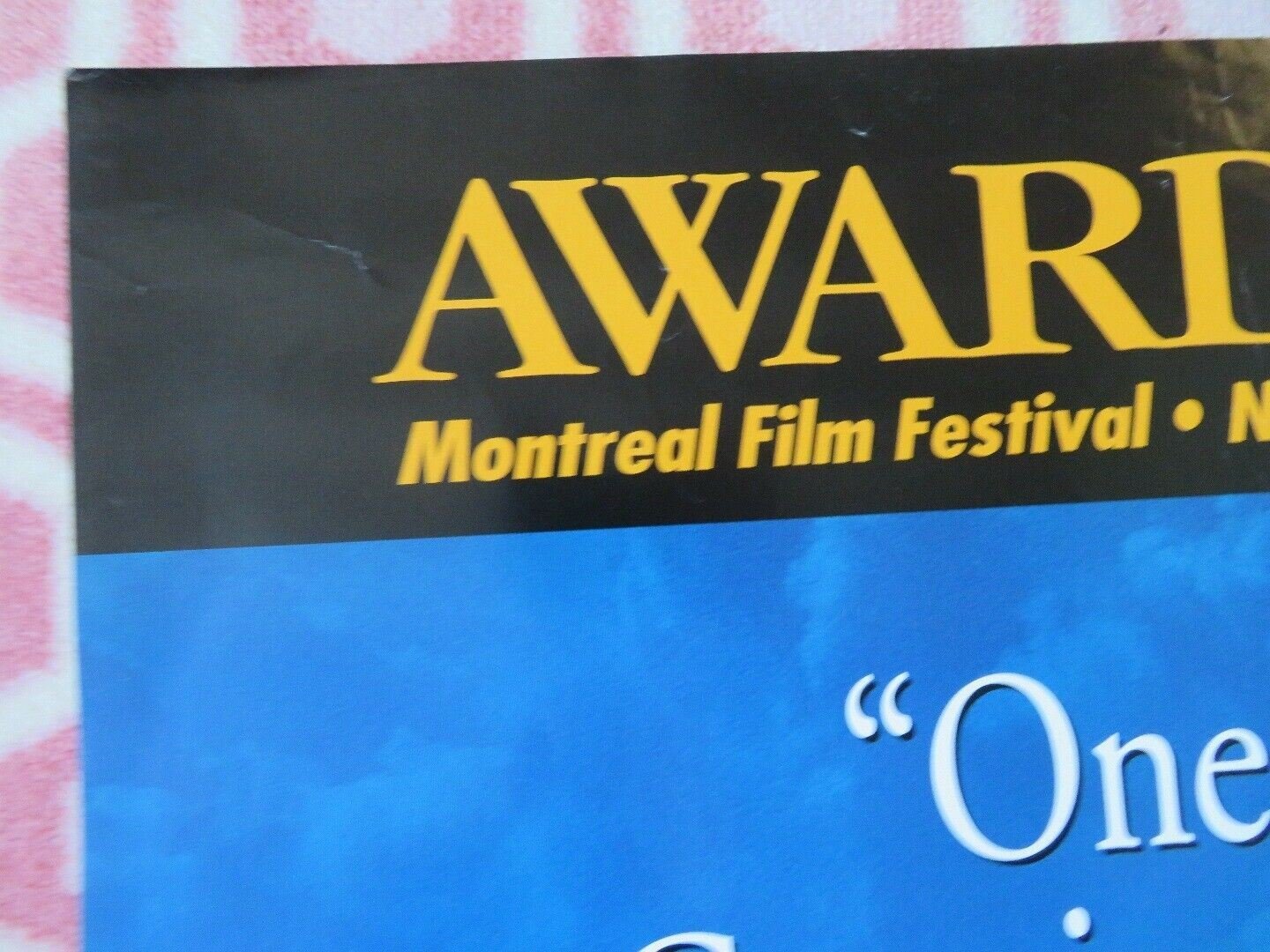 CHILDREN OF HEAVEN FOLDED US ONE SHEET POSTER MOHAMMAD AMIR NAJI 1997 Movie posters