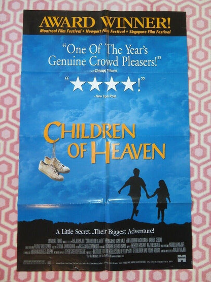 CHILDREN OF HEAVEN FOLDED US ONE SHEET POSTER MOHAMMAD AMIR NAJI 1997 Movie posters